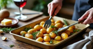 recettes pomme de terre grenaille au four