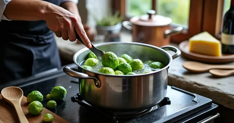 temps de cuisson des choux de bruxelles à l'eau