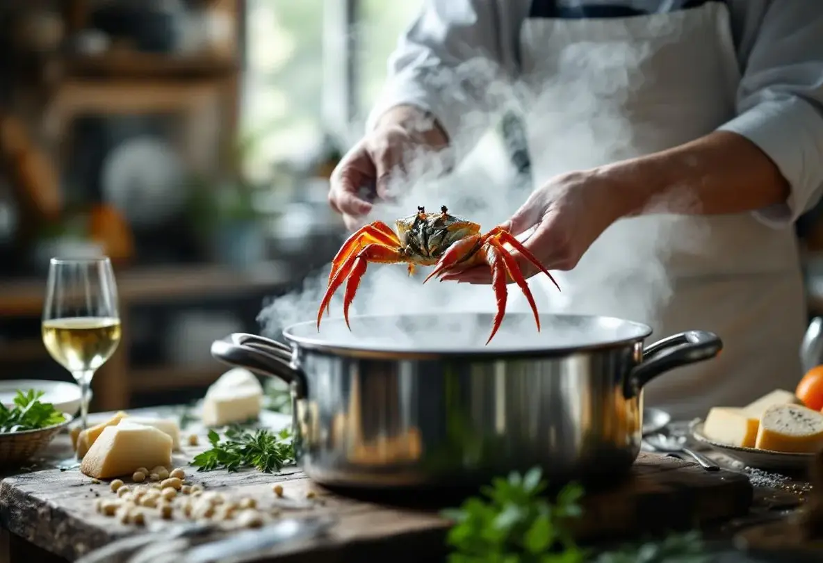 araignée de mer cuisson