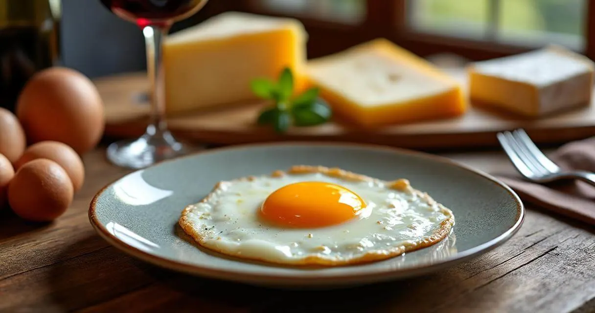 protéine 1 œuf au plat