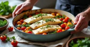 recette du cabillaud au four