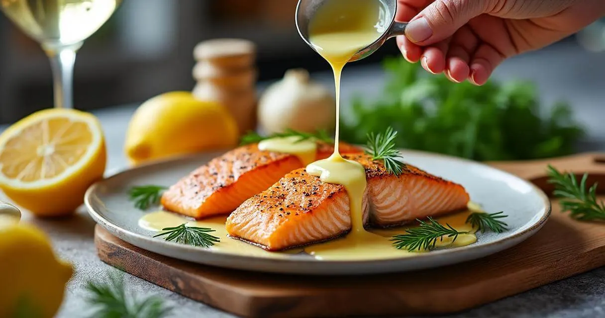 sauce pour le saumon