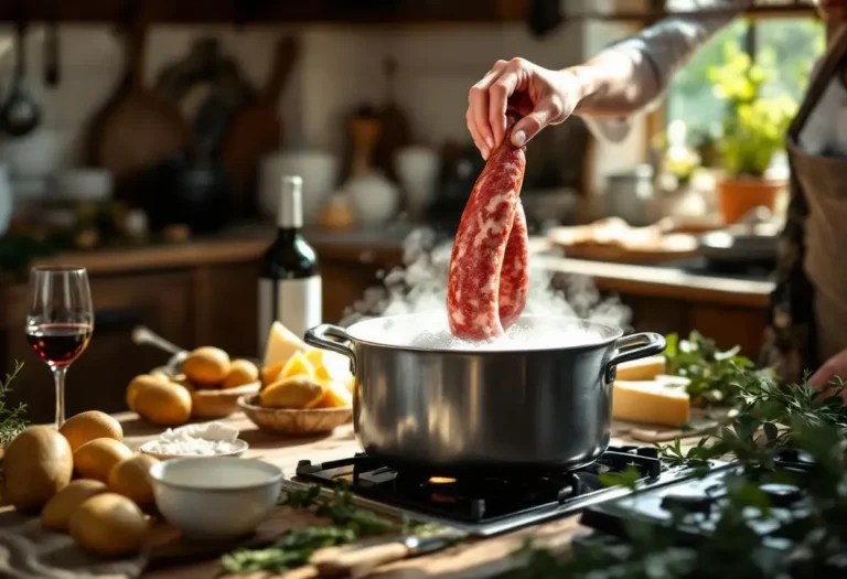 cuisson saucisson à cuire