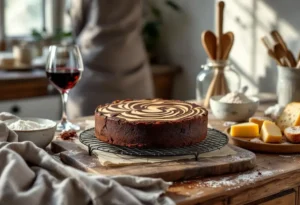 gateau marbre au chocolat