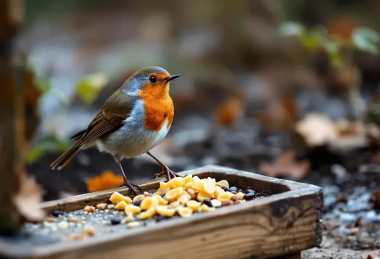 Rouges-gorges au jardin : ce soir, mettez dehors cet aliment de base à 3 centimes, que la plupart des jardiniers oublient