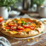 tarte aux tomates et moutarde