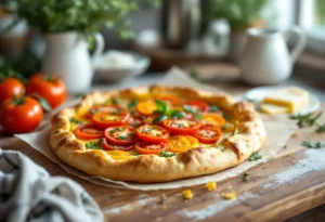 tarte aux tomates et moutarde