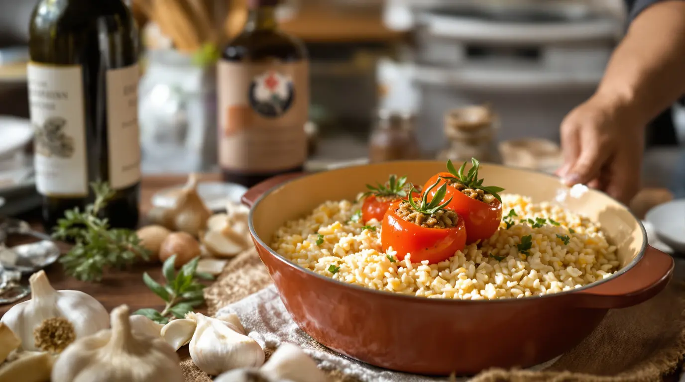 tomates farcies recette de grand-mère avec riz