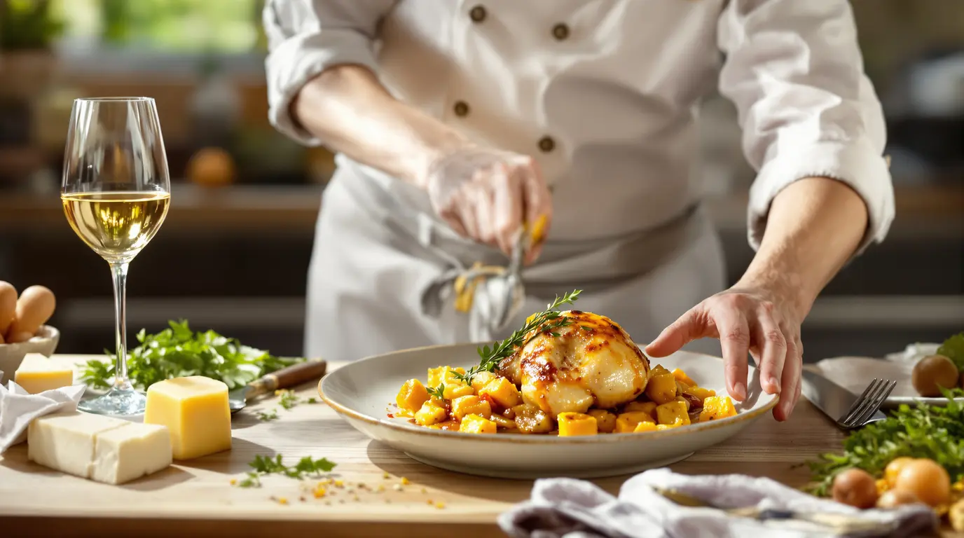 peut on faire un poulet au vin jaune la veille