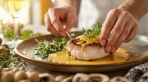 recette gastronomique filet mignon de porc moutarde