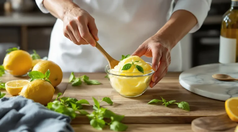 sorbet citron basilic novascope