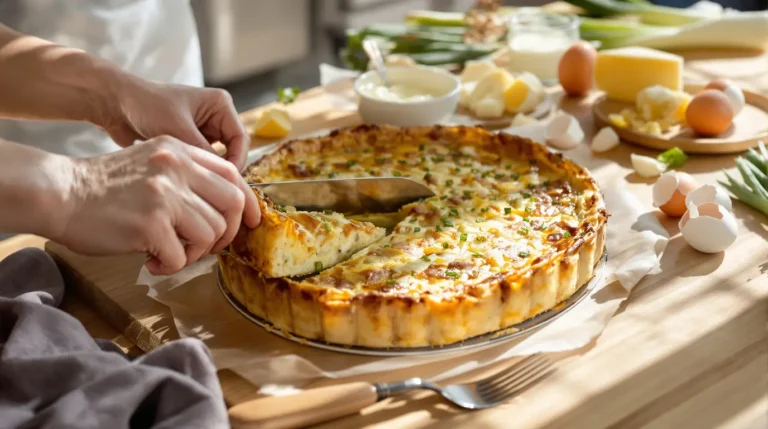 tarte aux poireaux à l'ancienne