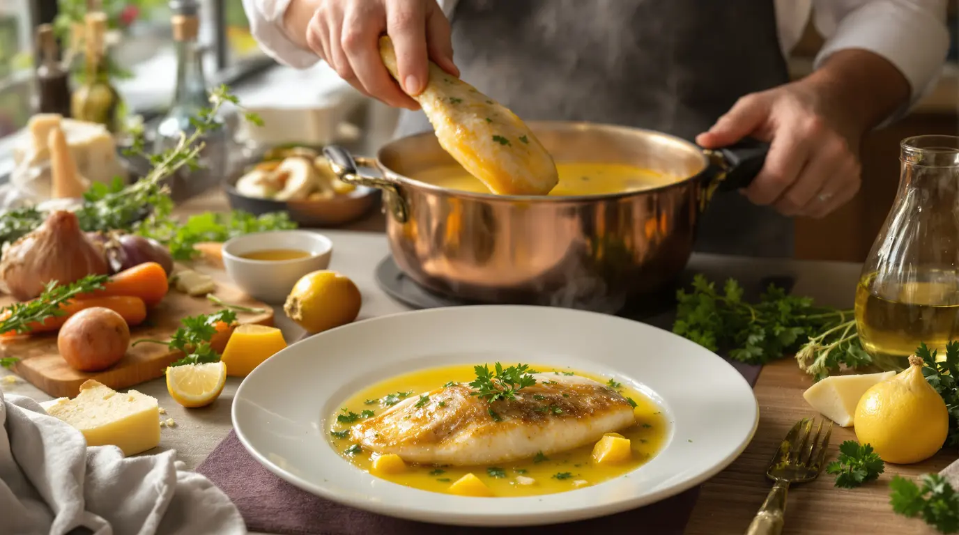 temps de cuisson roussette au court bouillon