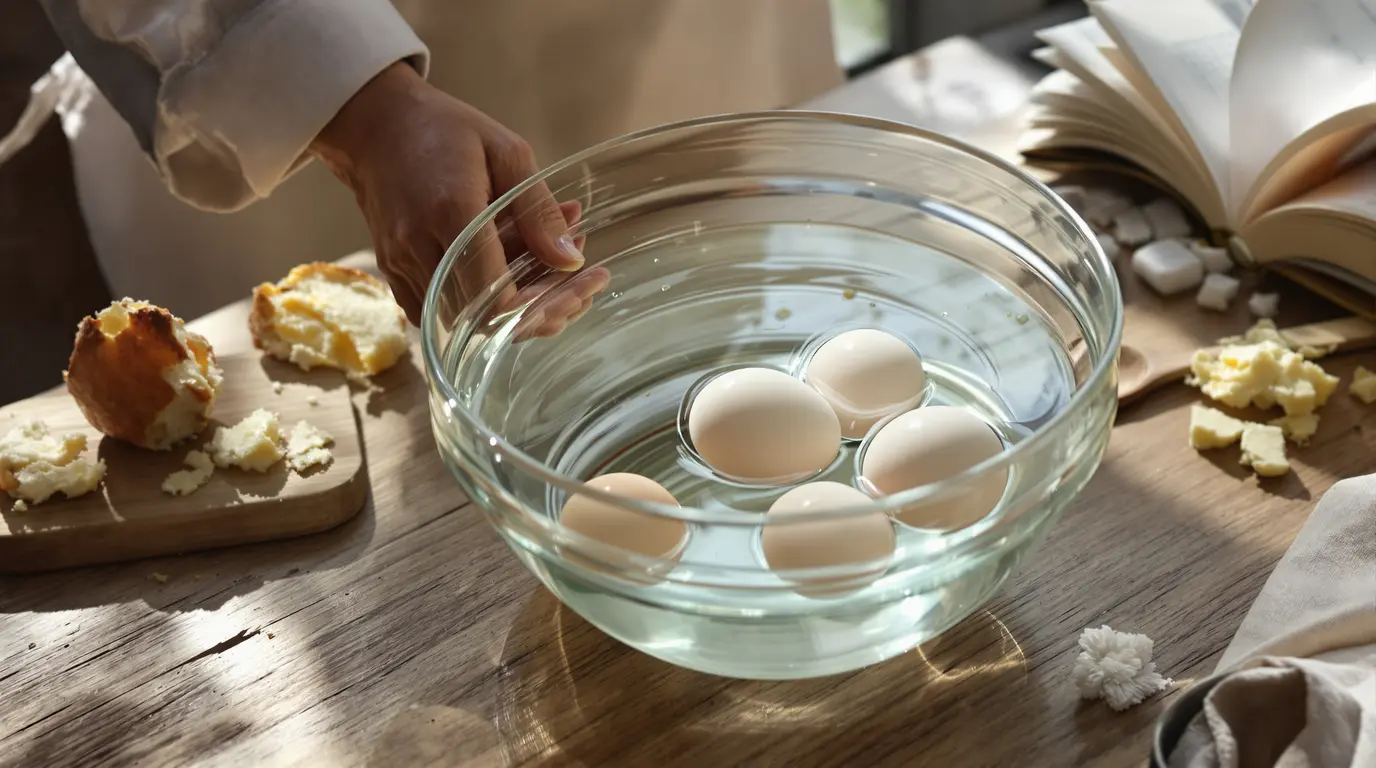 oeuf qui flottent