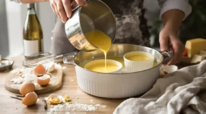 recette oeufs au lait bain-marie