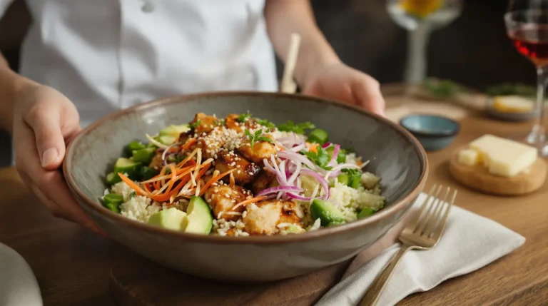 recette poke bowl poulet