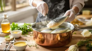temps de cuisson saumonette au court bouillon
