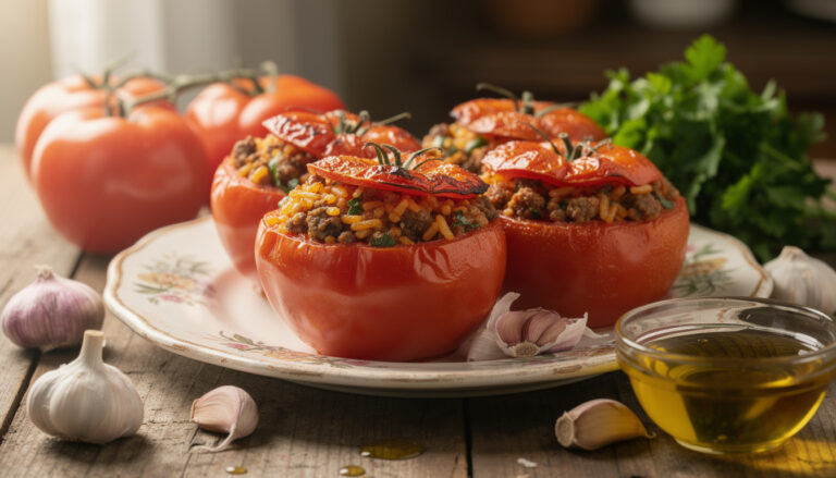 découvrez la recette traditionnelle de grand-mère des tomates farcies, un plat savoureux et généreux qui ravira toute la famille.